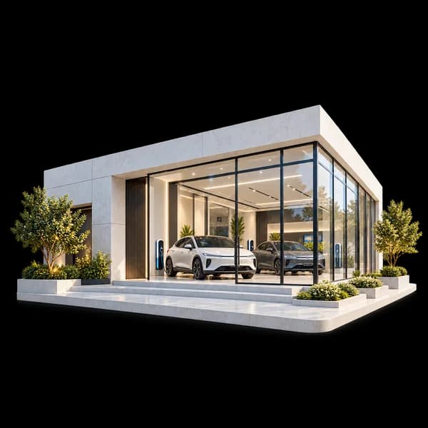 فضای نمایشگاه و کسب‌وکار خودروهای برقی